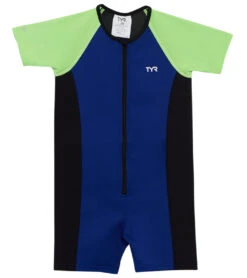 TYR Boys' UPF 50+ Short Sleeve Thermal Suit (Toddler, Little Kid)