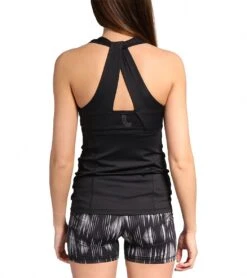 LOLE Women's Silhouette Running Tank Top -Swimming Shops 5671801192616 black 3a