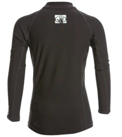 Body Glove Basic Youth Fitted Long Sleeve Rashguard -Swimming Shops 5672061862056 black 3a