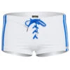 Football Lace-Up Square Cut Swim Short