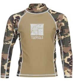 Boys' Camouflage L/S Rash Guard
