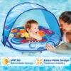 Self-Inflating Fabric Baby Boat With Canopy