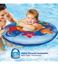 Self-Inflating Fabric Baby Boat With Canopy -Swimming Shops 5677743603880 blue 5a