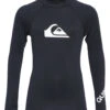 Quiksilver All Time Long Sleeve Rash Guard (Big Kid)