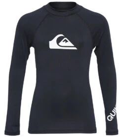 Quiksilver All Time Long Sleeve Rash Guard (Big Kid)