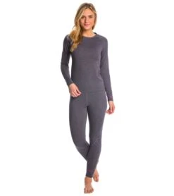 Level Six Women's Hot Fuzz Long Sleeve Fleece Paddle Top -Swimming Shops 5684465860776 blackspacedye 4a