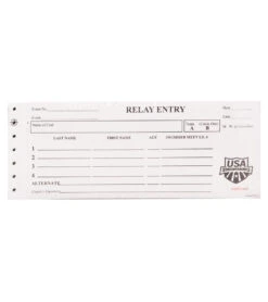 Relay Entry Slip