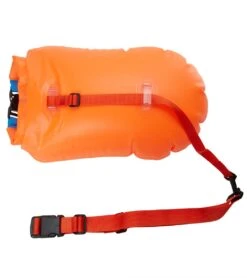 The SaferSwimmer FLOAT Swim Buoy 25"x12" -Swimming Shops 5688676286632 orange 2a