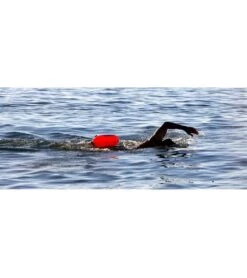 The SaferSwimmer FLOAT Swim Buoy 23"x10" -Swimming Shops 5688677204136 orange 3a