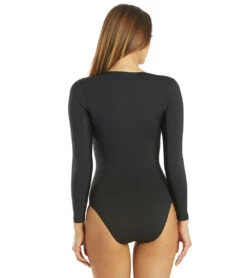 Harper Long Sleeve Surf Suit (C-Skin) -Swimming Shops 6177624719528 black 3a