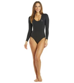 Harper Long Sleeve Surf Suit (C-Skin) -Swimming Shops 6177624719528 black 4a