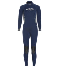 CRESSI Women's Fast 3mm Full Wetsuit -Swimming Shops 6229755887784 bluegrey 4a