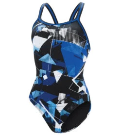 Women's Reliance Renegade DBX Back One Piece Swimsuit -Swimming Shops 6254372749480 blue 3a