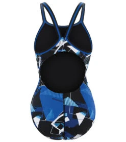 Women's Reliance Renegade DBX Back One Piece Swimsuit -Swimming Shops 6254372749480 blue 4a