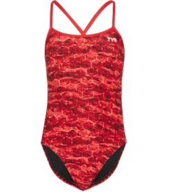 TYR Girls' Agran Trinityfit One Piece Swimsuit