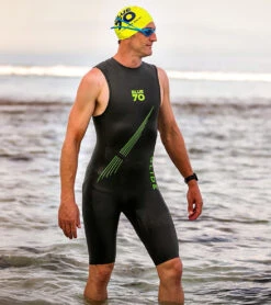 Men's Glide Short John Wetsuit -Swimming Shops 6574475935912 black 6a