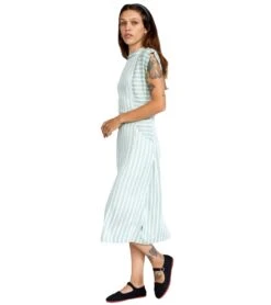 RVCA Women's Nouveau Midi Dress -Swimming Shops 6612053262504 aquahaze 4a