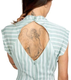 RVCA Women's Nouveau Midi Dress -Swimming Shops 6612053262504 aquahaze 6a