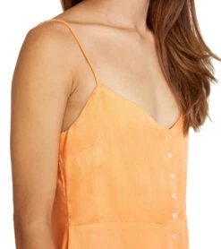 RVCA Women's Out There Dress -Swimming Shops 6612053754024 burntcoral 5a