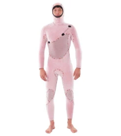 Rip Curl Men's Flashbomb 6/4 Hooded Chest Zip Full Wetsuit -Swimming Shops 6735178530984 black 4a