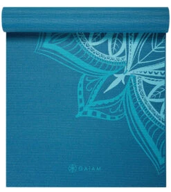 Gaiam Indigo Point Premium Yoga Mat 68" 6mm -Swimming Shops 6755781050536 indigopoint 3a