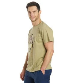 Men's T Shirt Be Free Be Kind -Swimming Shops 6765699989672 beige 5a
