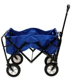 Collapsible Folding Outdoor Utility Wagon -Swimming Shops 6848915898536 blue 3a