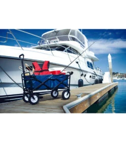 Collapsible Folding Outdoor Utility Wagon -Swimming Shops 6848915898536 blue 8a