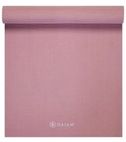 Gaiam 5mm Solid Yoga Mat -Swimming Shops 7009120256168 rosypink 3a