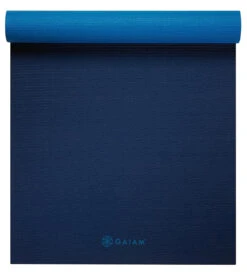 Gaiam 5mm Yoga Mat Longer/Wider 5 Gaiam 5mm Yoga Mat Longer/Wider -Swimming Shops 7009120583848 navyblue 3a