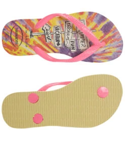 Havaianas Kids' Slim Fashion Flip Flop (Toddler, Little Kid) -Swimming Shops 7030251454632 lemonyellow 4a