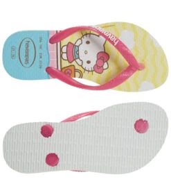 Havaianas Kids Slim Hello Kitty Sandal (Toddler,Little Kid, Big Kid) -Swimming Shops 7030256599208 white 4a