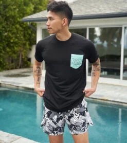 Nike Men's Collage Icon 16" Swim Trunks -Swimming Shops 7033618989224 black 5a