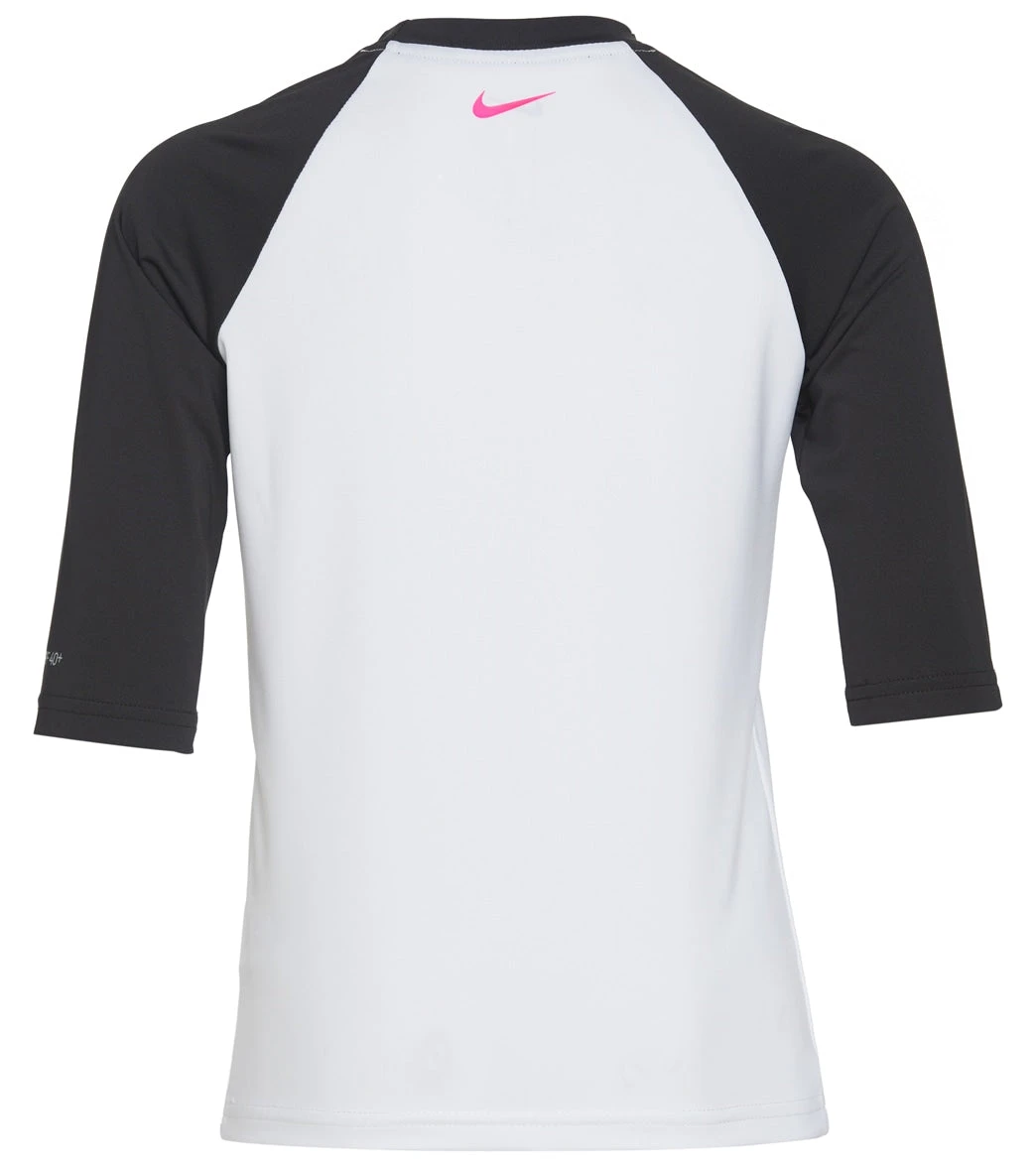 Nike Girls' Script Logo Half Sleeve Hydroguard (Big Kid) 2 Nike Girls' Script Logo Half Sleeve Hydroguard (Big Kid) - Image 2