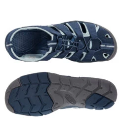 Keen Women's Clearwater CNX Water Shoes -Swimming Shops 7067190296744 navyblueglow 4a