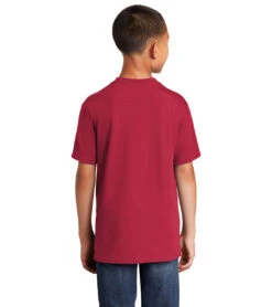 Youth Core Cotton Short Sleeve Tee -Swimming Shops 7085072580776 red 3a