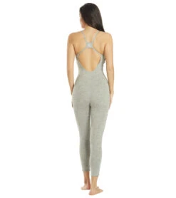 FREE PEOPLE Movement Side To Side Performance Leotard -Swimming Shops 7085590839464 grey 3a