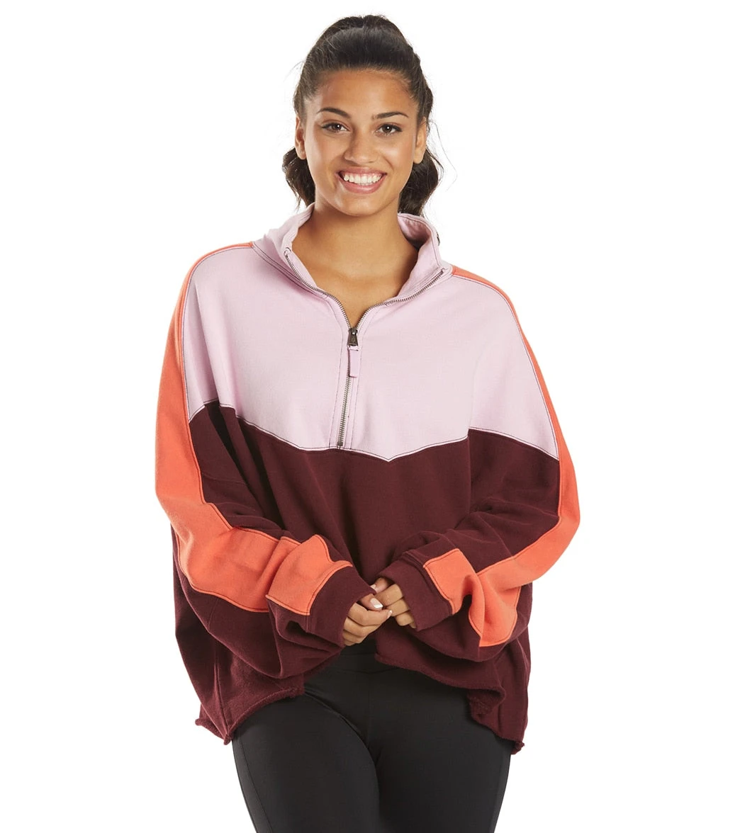 FREE PEOPLE Split Second 1/2 Zip 1 FREE PEOPLE Split Second 1/2 Zip