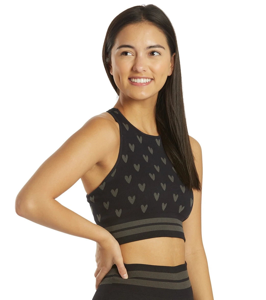 Spiritual Gangster High Neck Jacquard Bra 2 Spiritual Gangster High Neck Jacquard Bra - Image 2