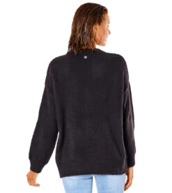 Rip Curl Women's Freshwater Crew Sweater -Swimming Shops 7140820418728 black 3a
