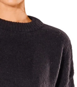 Rip Curl Women's Freshwater Crew Sweater -Swimming Shops 7140820418728 black 5a