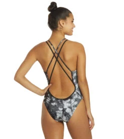 Nike Women's Hydrastrong Tie Dye Spiderback One Piece Swimsuit 7 Nike Women's Hydrastrong Tie Dye Spiderback One Piece Swimsuit -Swimming Shops 7143578009768 black 3a