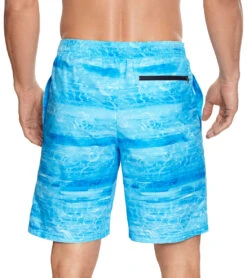 Reebok Men's Cannonball Splash 9" Swim Trunks -Swimming Shops 7167533285544 blue 3a