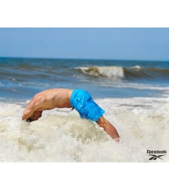 Reebok Men's Cannonball Splash 9" Swim Trunks -Swimming Shops 7167533285544 blue 5a