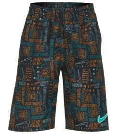 Nike Boys' Logo Mash-Up 17" Volley Short (Big Kid)