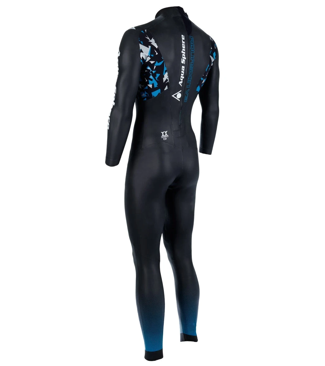 AQUASPHERE Men's Aqua Skin V3 Tri Wetsuit 3 AQUASPHERE Men's Aqua Skin V3 Tri Wetsuit - Image 3