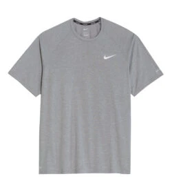 Nike Men's Extended Heather Short Sleeve Hydroguard Swim Shirt