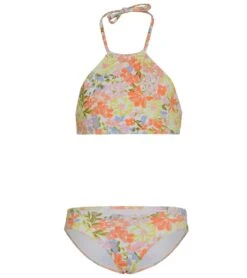 Billabong Girls' Windsong High Neck Two Piece Bikini Set (Little Kid, Big Kid)