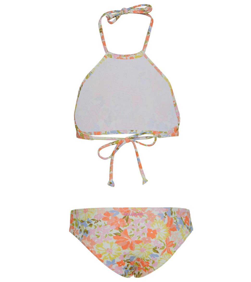 Billabong Girls' Windsong High Neck Two Piece Bikini Set (Little Kid, Big Kid) 2 Billabong Girls' Windsong High Neck Two Piece Bikini Set (Little Kid, Big Kid) - Image 2