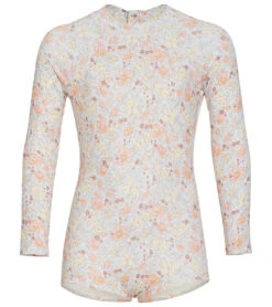 Billabong Girls' Sweet Dreamer Boy Short Long Sleeve One Piece Swimsuit (Little Kid, Big Kid)